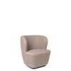 Stay Lounge Chair Small - Black Baseblack lalbero-della-cuccagna bel-lino-g077-01