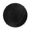 TS Round Coffee Table - 80 black base - black marquina marble 