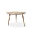 CH008 Round Coffee Table - oak-white oil-dia78-h53