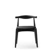 CH20 Elbow Chair - Seat Upholstered - oak-black-thor 301