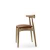 CH20 Elbow Chair - Seat Upholstered - oak-oil-sif95
