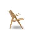 CH28T Lounge Chair - Un-upholstered - oak-oil