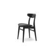 CH30P Dining Chair - Seat Upholstered - oak-black-thor 350