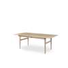 CH327 Rectangular Dining Table- Extendable - oak-soap-190x95cm