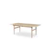 CH327 Rectangular Dining Table- Extendable - oak-white oil-190x95cm