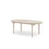 CH338 Eliptical Dining Table- Extendable - oak-soap