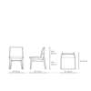 Diagram - E004 Embrace Dining Chair