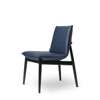 E004 Embrace Dining Chair - oak-black-thor-350 side