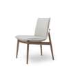 E004 Embrace Dining Chair - walnut-clara2-144 side