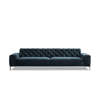 boston sofa - tufted - velvet 50 blue