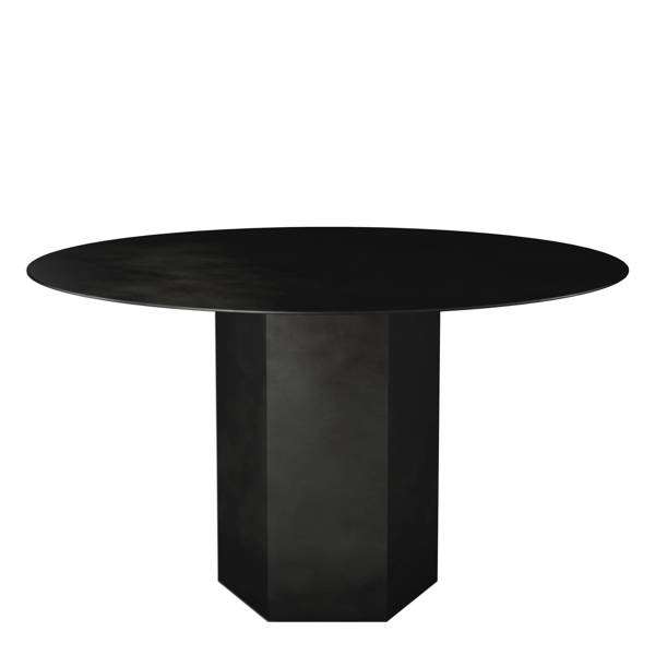 Epic Steel Dining Table - Round 130 - Midnight Black