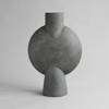 Sphere Vase Bubl Hexa - Dark Grey
