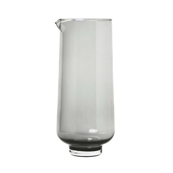 Flow Glass Pitcher 37 Oz 1.1 Liters - Smoked