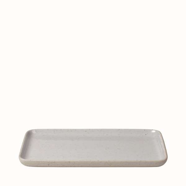 Sablo Ceramic Stoneware Snack Plate Set of 4