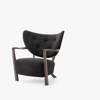Wulff Lounge Chair - Walnut - Hallingdal 0376