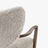 Wulff Lounge Chair - Walnut - Sheepskin Moonlight