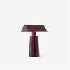 Caret Portable Table Lamp MF1 - Dark Burgundy