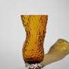 HEIN STUDIO Ostrea Rock Glass Vase Amber