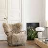 Wulff Lounge Chair - Sheepskin Honey 50mm