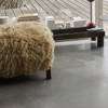 Wulff Lounge Chair Pouf - Sheepskin Honey 50mm
