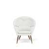 Oda Lounge Chair walnut hallingdal 65 0110