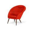 Oda Lounge Chair - HALLINGDAL 65 600 WALNUT OAK