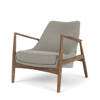 The Seal Lounge Chair - Low Back - Walnut - Re-wool 218