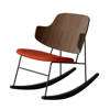 The Penguin Rocking Chair - walnut solid black ash rocker hallingdal 600