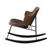 The Penguin Rocking Chair - walnut solid black ash rocker dakar 0329