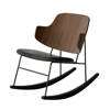 The Penguin Rocking Chair - walnut solid black ash rocker dakar 0842