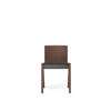 Ready Dining Chair Seat Upholstered - Dakar 0842 red stained oak