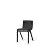 Ready Dining Chair Seat Upholstered - Dakar 0842 black painted oak