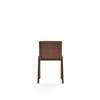 Ready Dining Chair Front Upholstered - Boucl02 boucl02 red stained oak