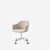 Rely Dining Armchair Fully Upholstered with Seat Cushion-HW52 polished_aluminium karakorum_003_ & _karakorum_001