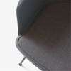 Rely Dining Armchair Fully Upholstered with Seat Cushion-