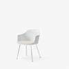 Rely Dining Armchair Seat Upholstered-HW34_white_plastic_shell karakorum001_chrome_base