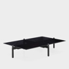 Notch Coffee Table rectangular large black 140x90