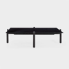 Notch Coffee Table rectangular large black 140x90