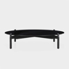 Notch Coffee Table round extra large black ø130