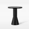 Draft Table Round ø60 bar table black stained ash