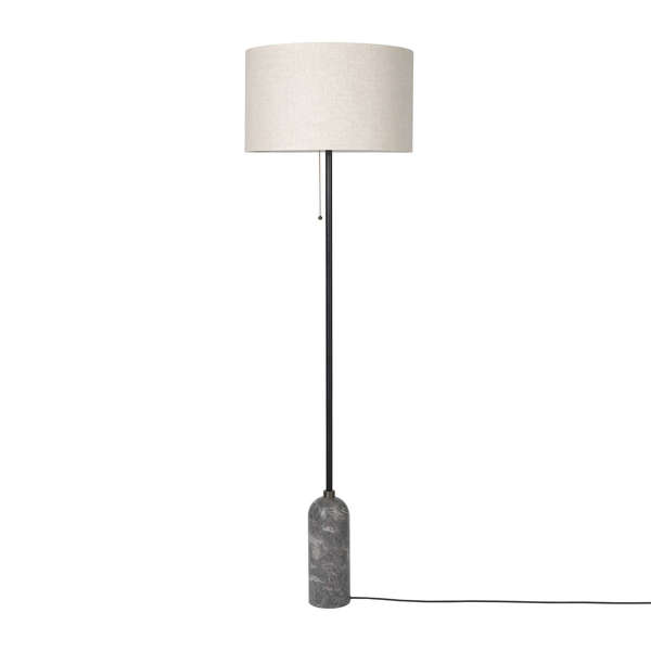 Gravity Floor Lamp Grey Marble