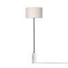 Gravity Floor Lamp White Marble