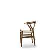 CH24 Wishbone Chair - smoked-stain-oak-natural-papecord