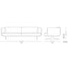 Diagram - Inland Sofa AV23