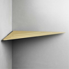 Reframe Soap Shelf Corner - Brass