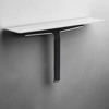 Reframe Soap Shelf with Wiper - Polished Steel