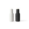 MENU Salt and Pepper Grinders Small Set of 2 - Carbon/Ash - Beech Lid