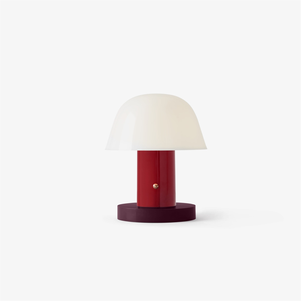 Setago Table Lamp - Maroon & Grape