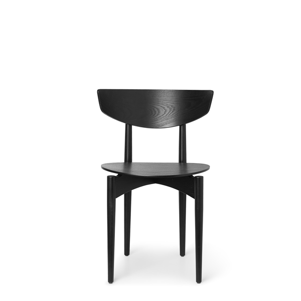 Herman Dining Chair - Wood Frame - Black Ash