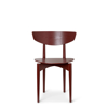 Herman Dining Chair - Wood Frame - Red Brown Ash